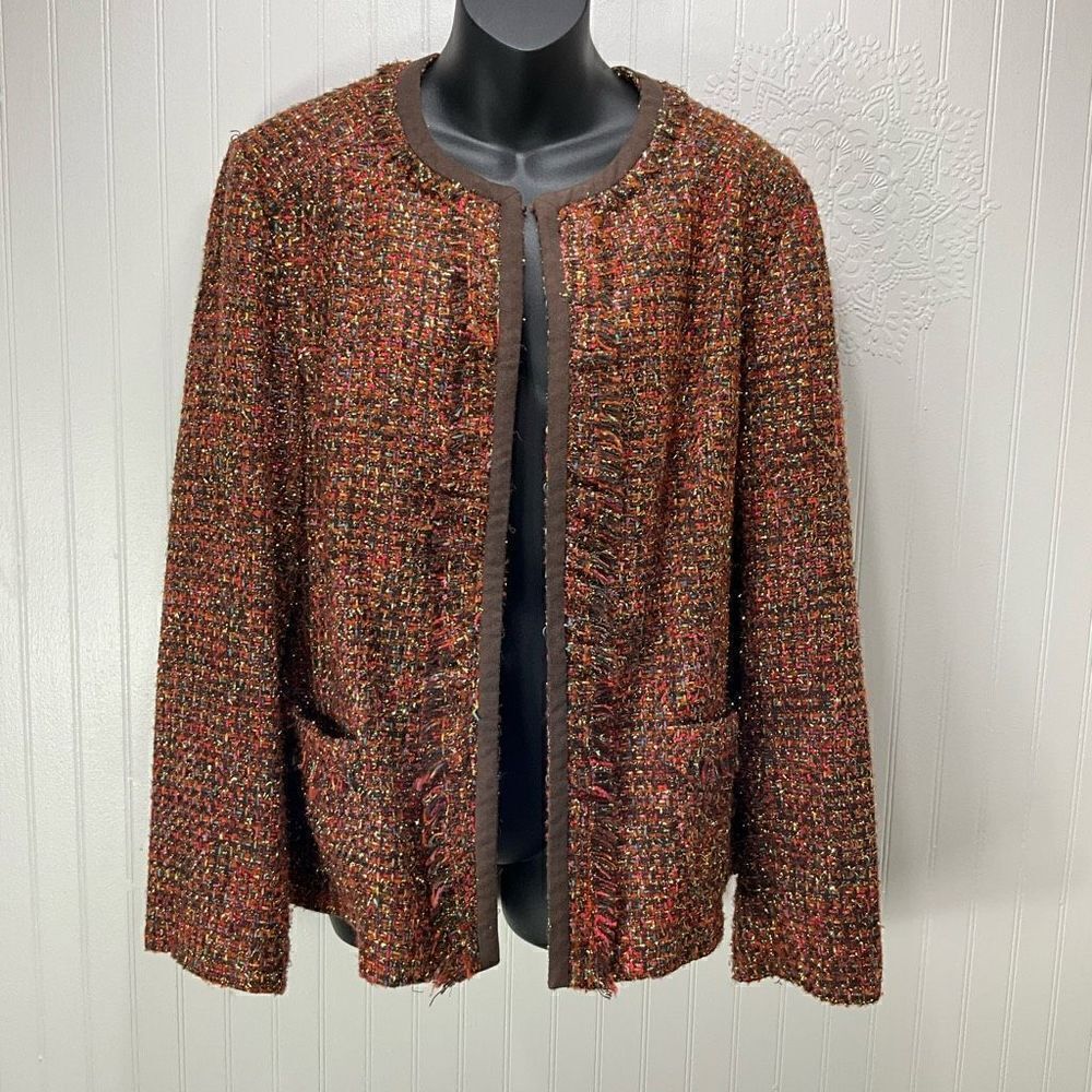 CHICO’S Tweed Blazer
